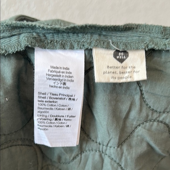 Madewell Quilted Corduroy Button Up Skirt - Picture 9 of 9